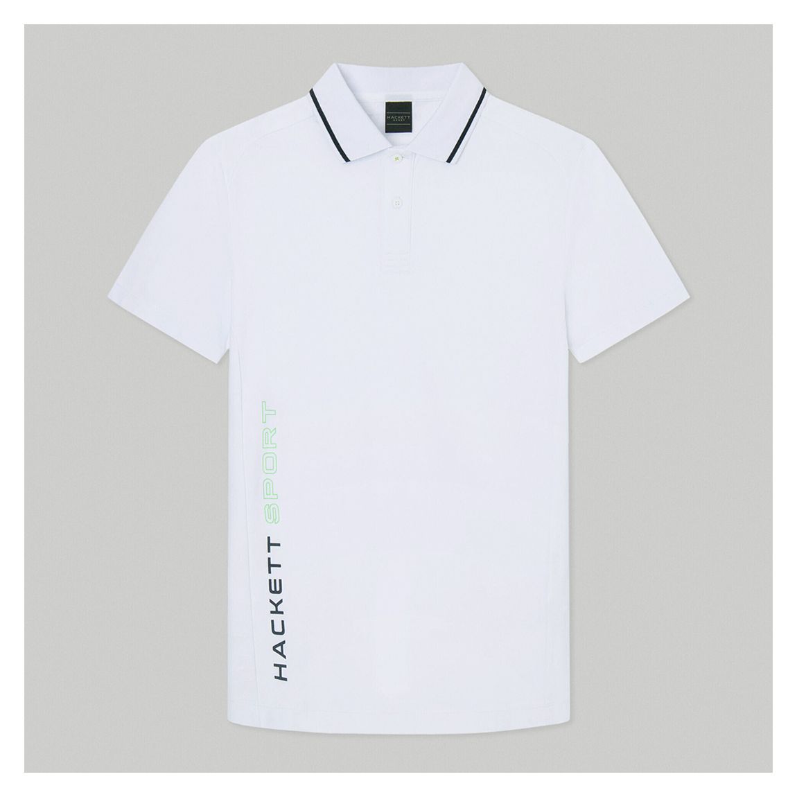 White Side Logo Cotton Polo Shirt main product photo