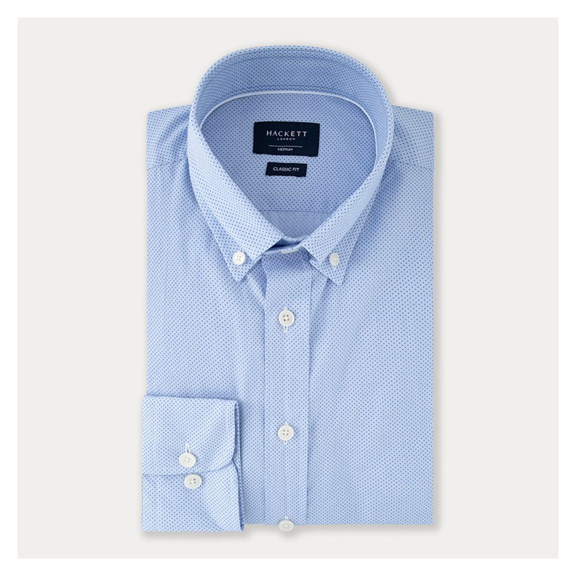 Blue Long Sleeve Cotton Shirt main product photo