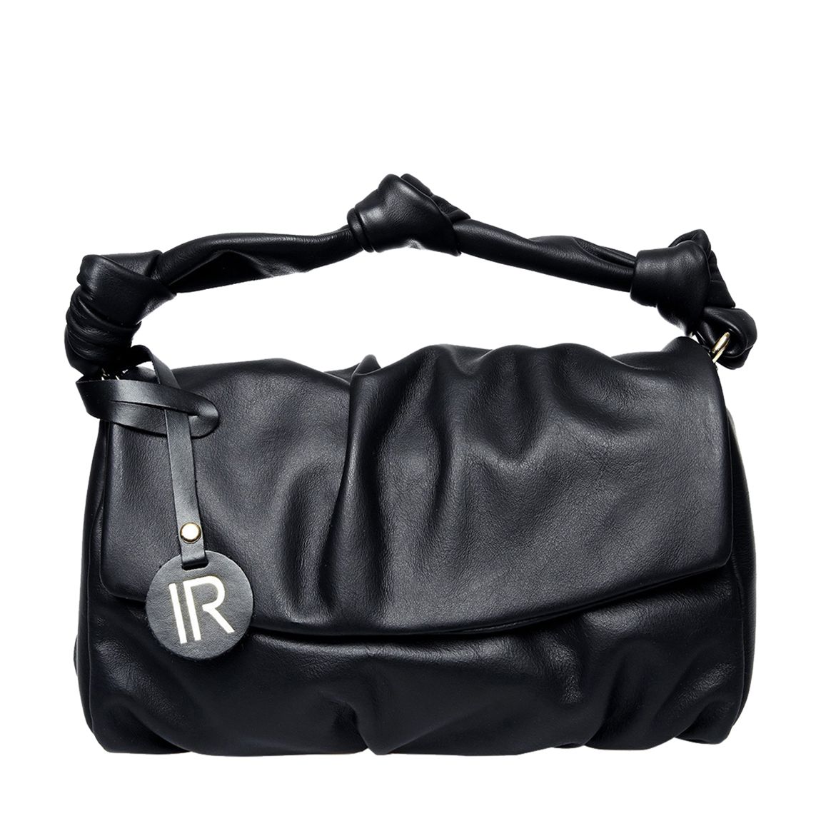 Black Leather Crossbody bag main product photo