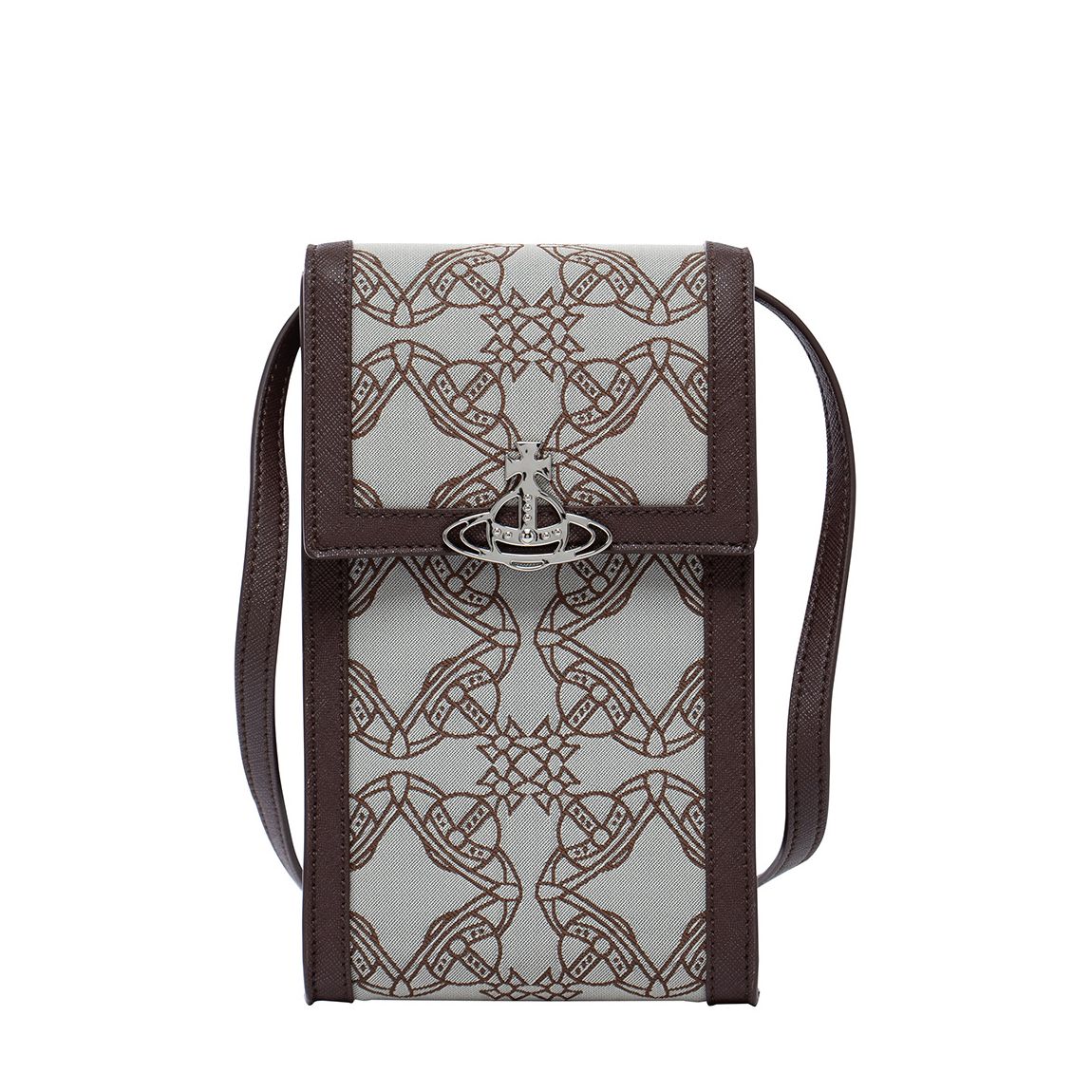 Brown Orbmania Phone Crossbody main product photo
