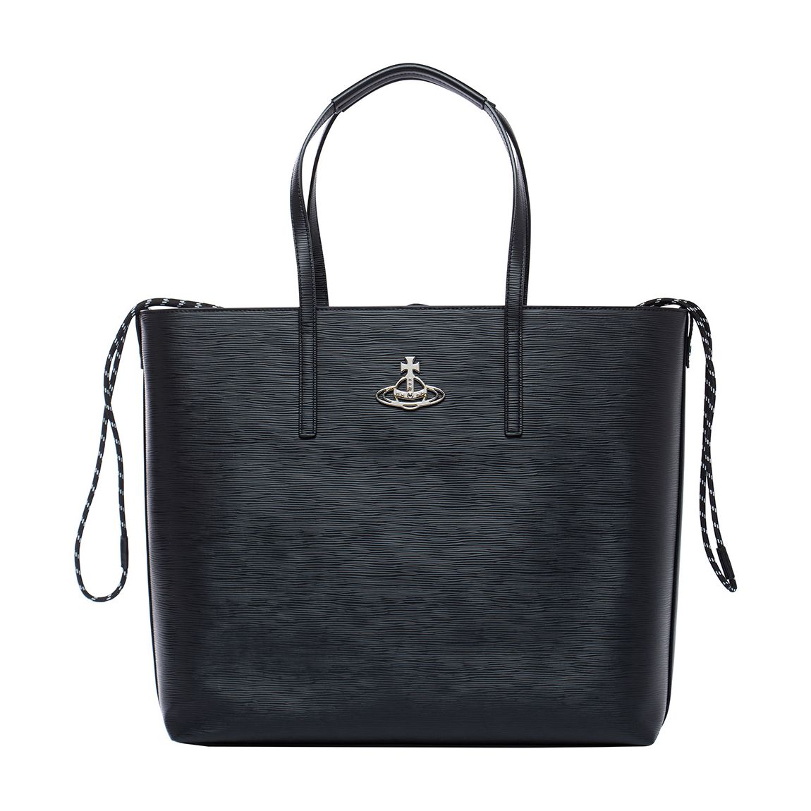 Black Polly Drawstring Tote main product photo