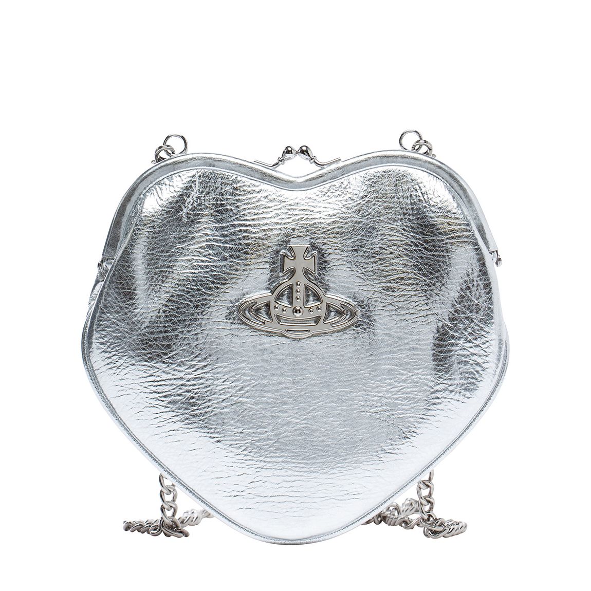 Silver Belle Heart Frame Purse main product photo