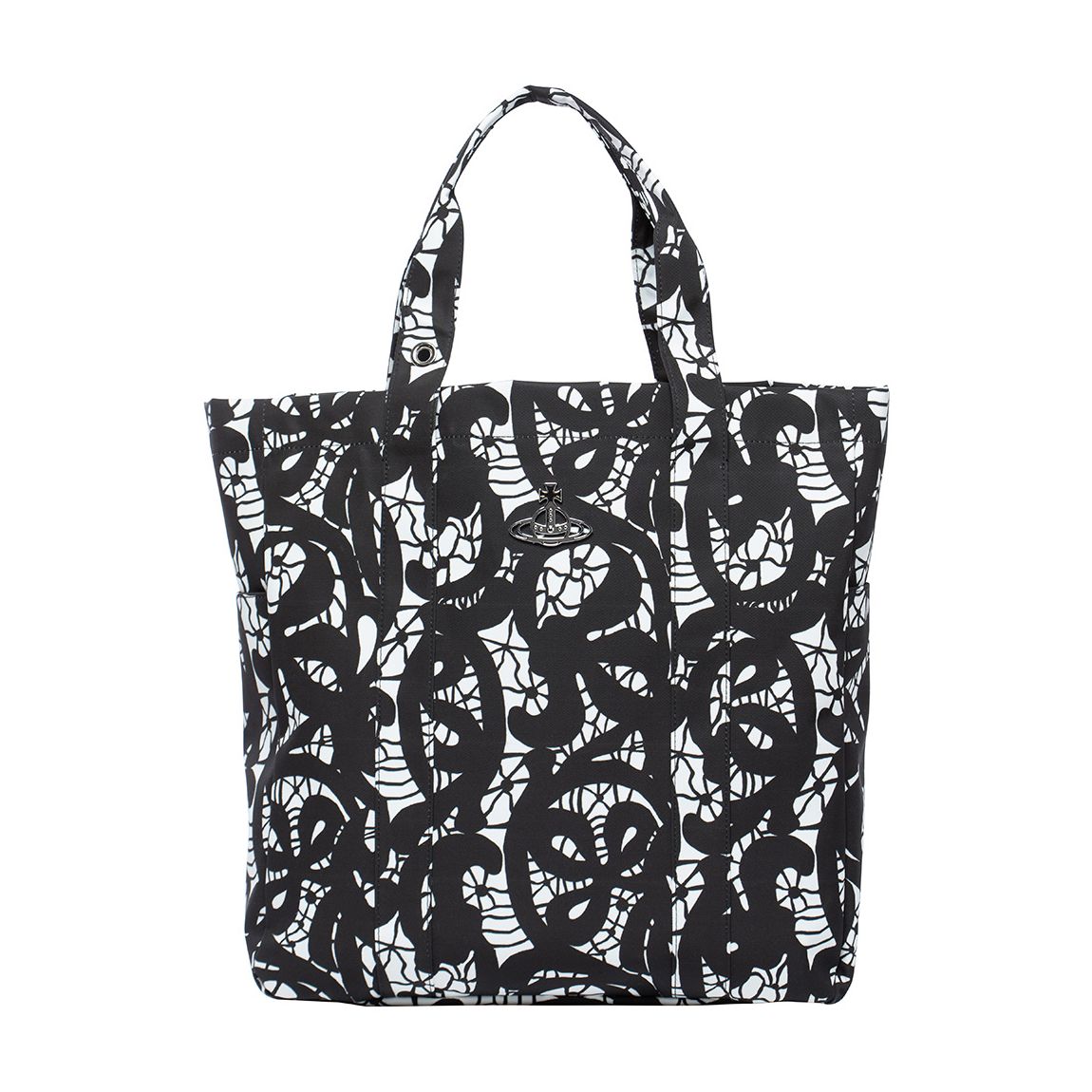 Black White Murray Tote Bag main product photo