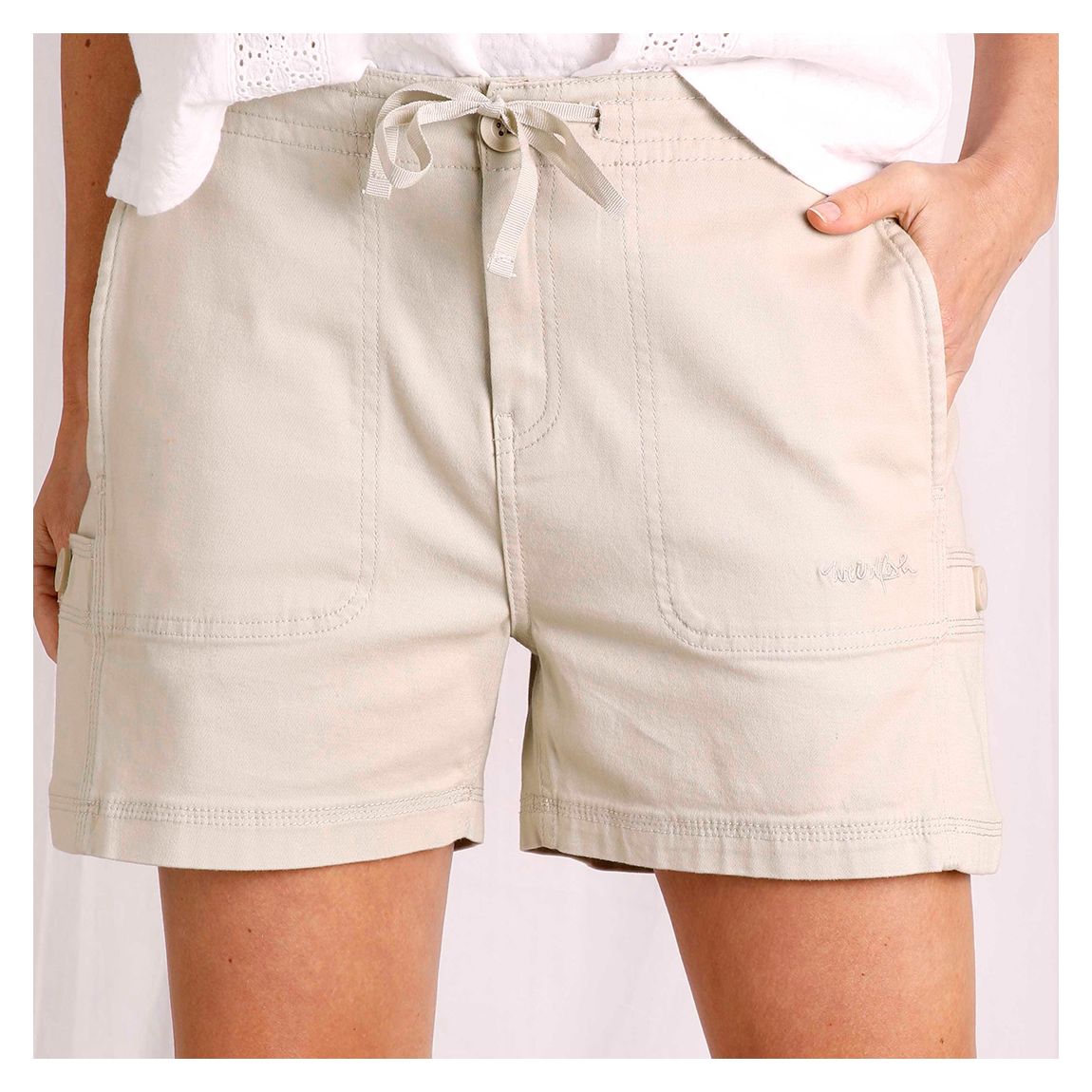 Beige Willoughby Summer Shorts main product photo
