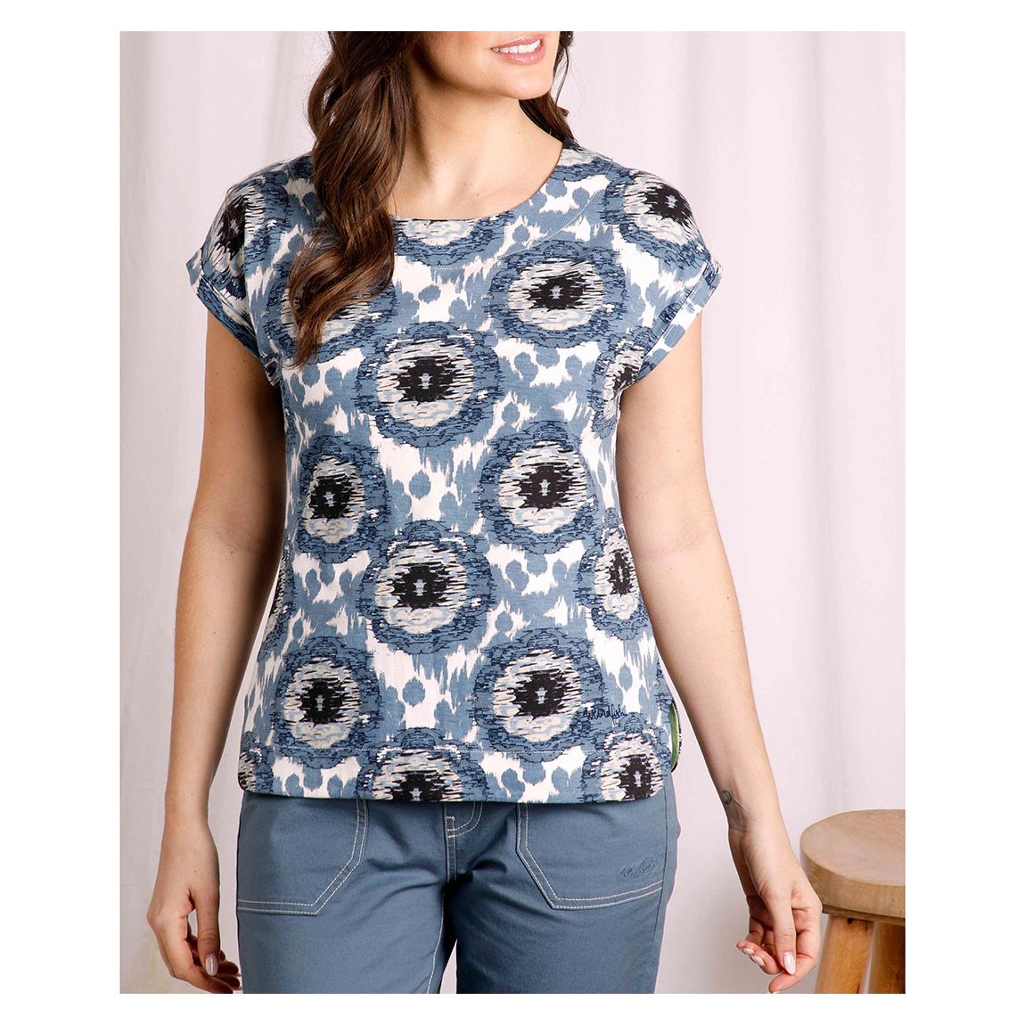 Blue Paw Paw Cotton T-Shirt main product photo