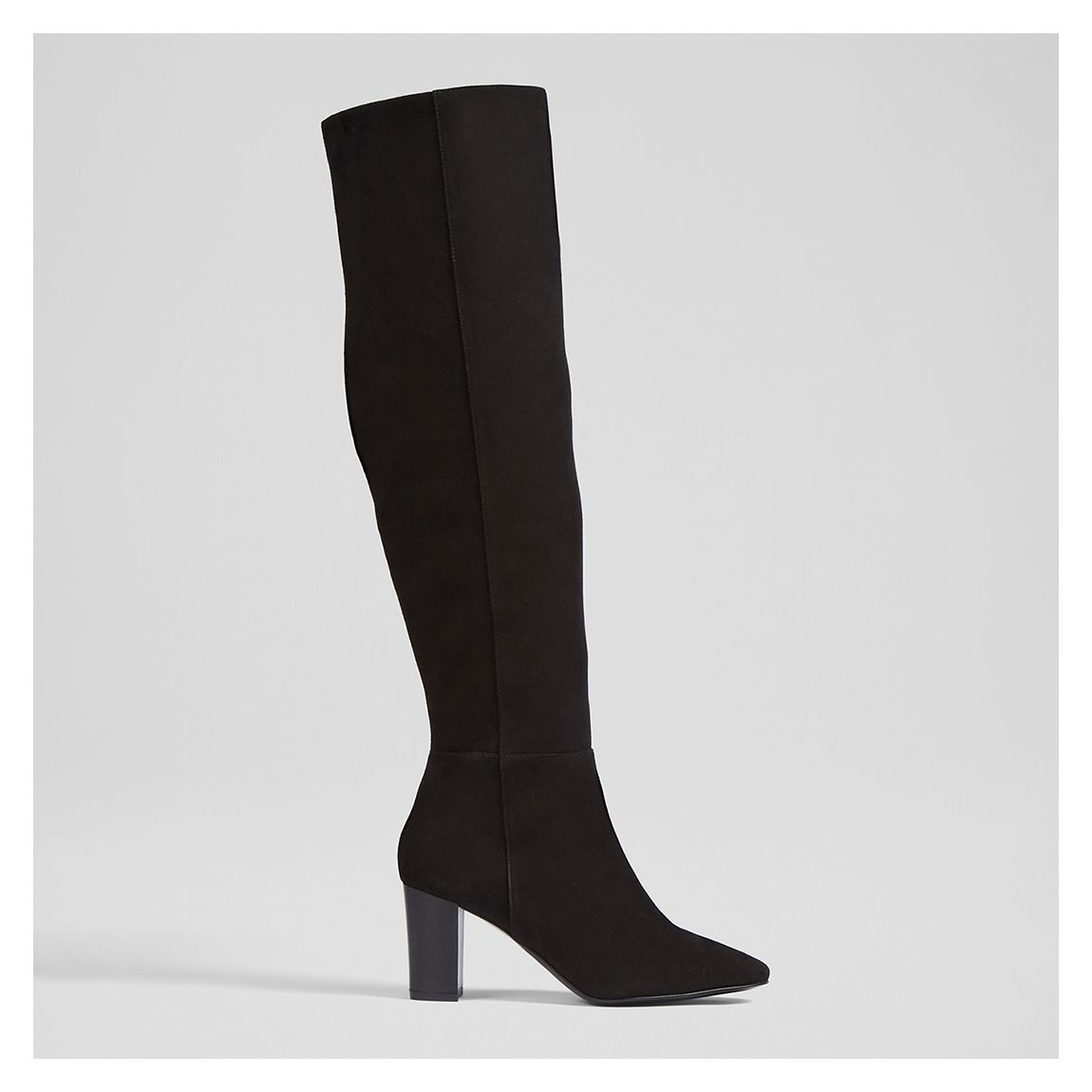 Black Suede Courtney Long Boot main product photo