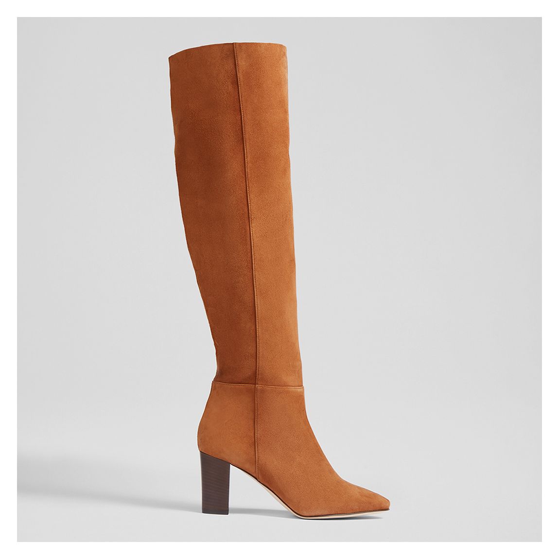 Tan Suede Courtney Long Boot main product photo