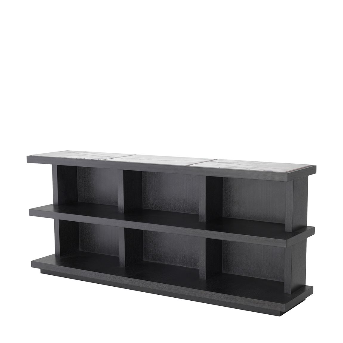 Miguel Cabinet, Charcoal Grey Oak Veneer, Small main product photo