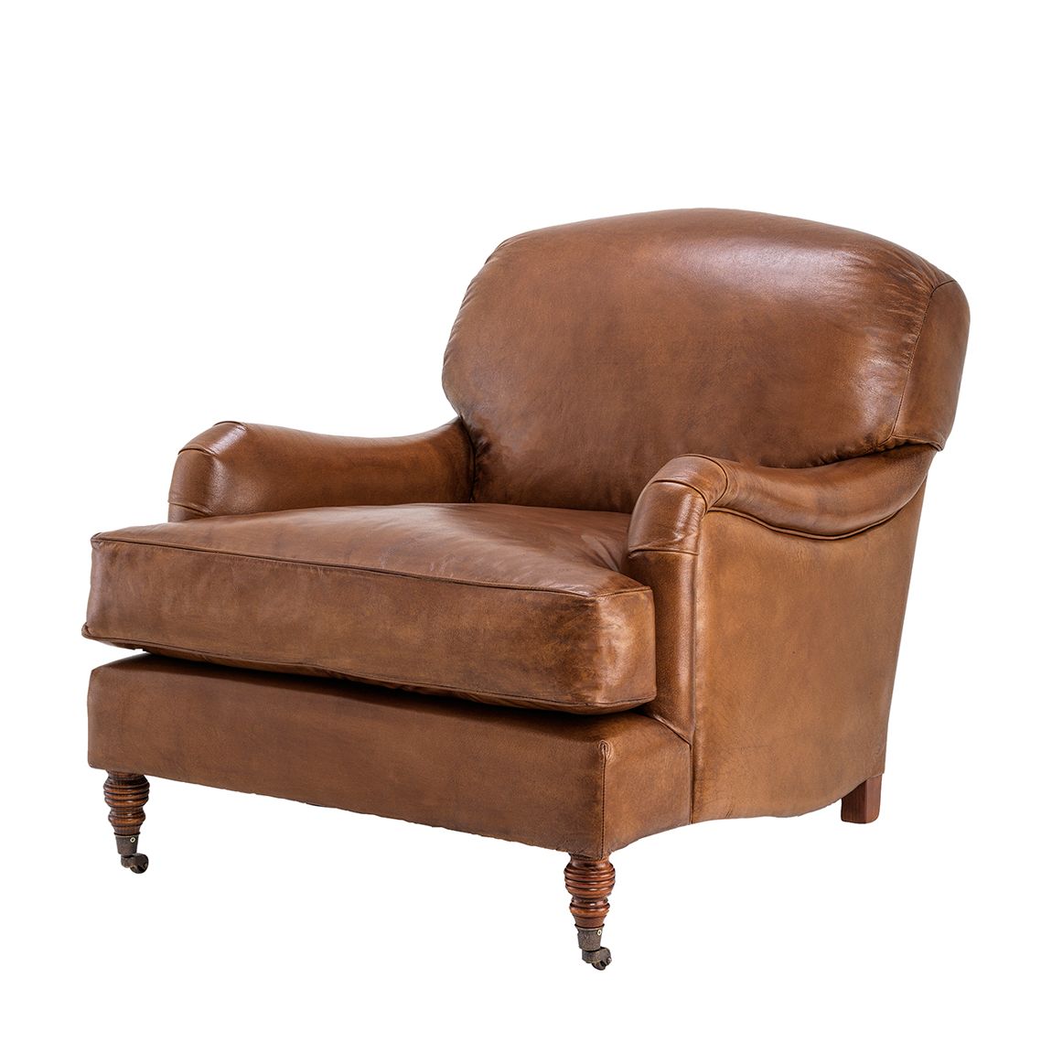 Highbury Estate Chair, Tobacco Leather main product photo