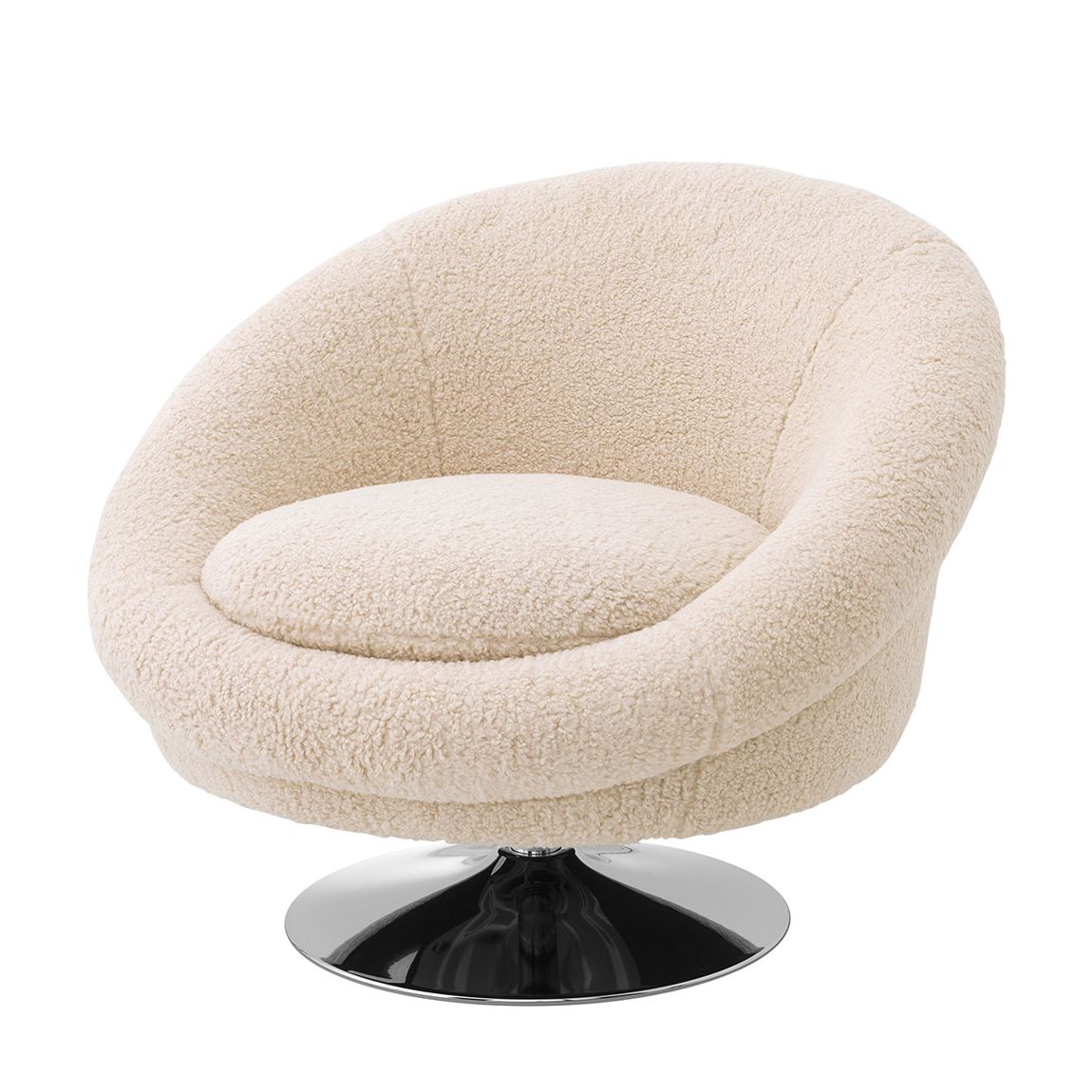 Nemo Swivel Chair, Brisbane Cream main product photo