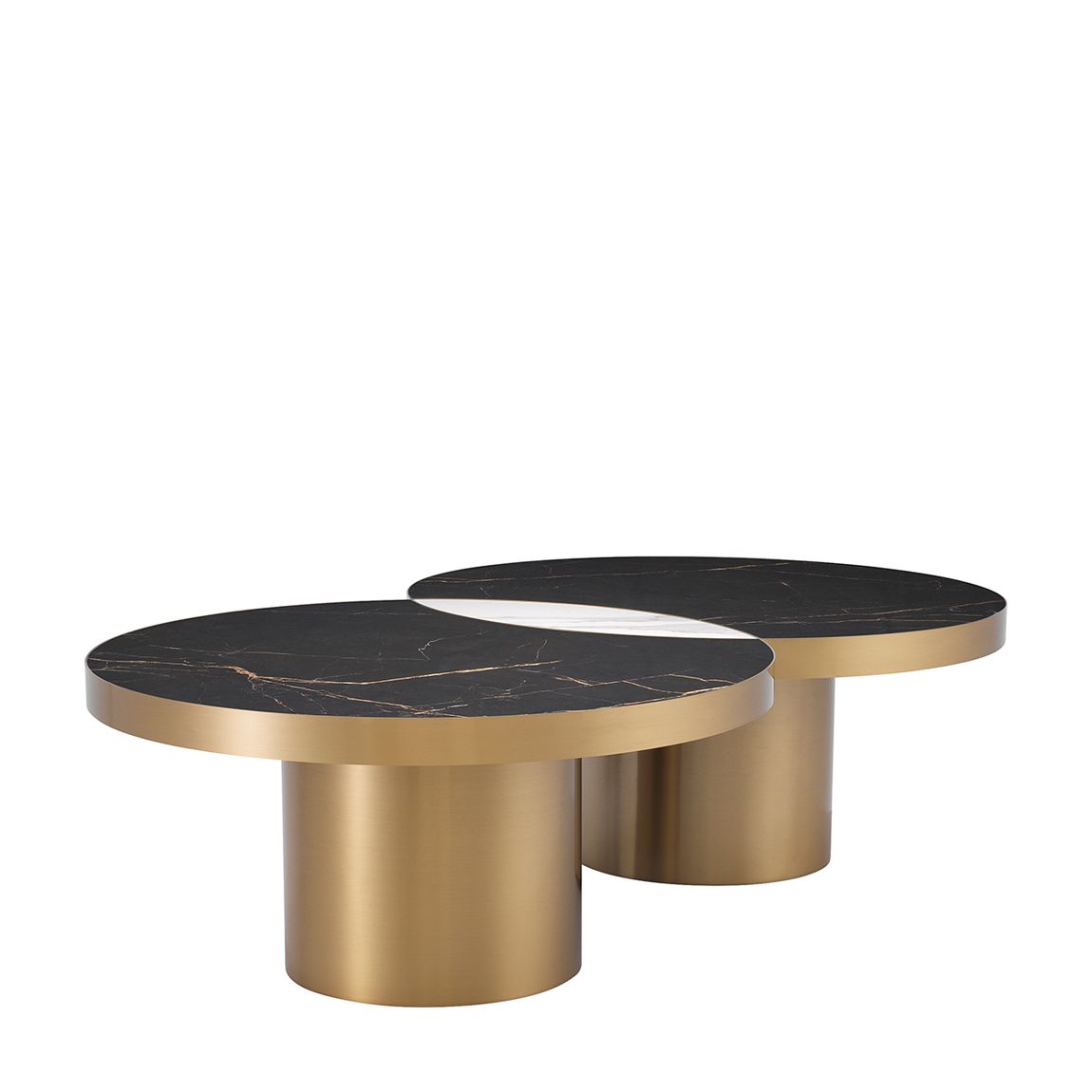 Breakers Coffee Table, Brushed Brass main product photo