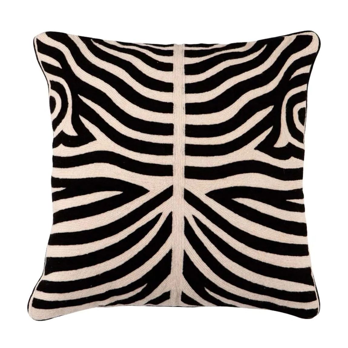 Zebra Cushion 50x50cm, Black main product photo
