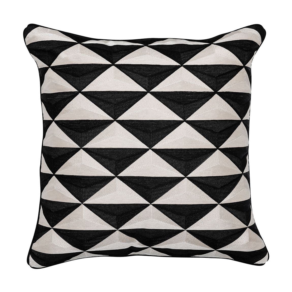 Mist Sqaure Cushion 50x50cm, Black & White main product photo
