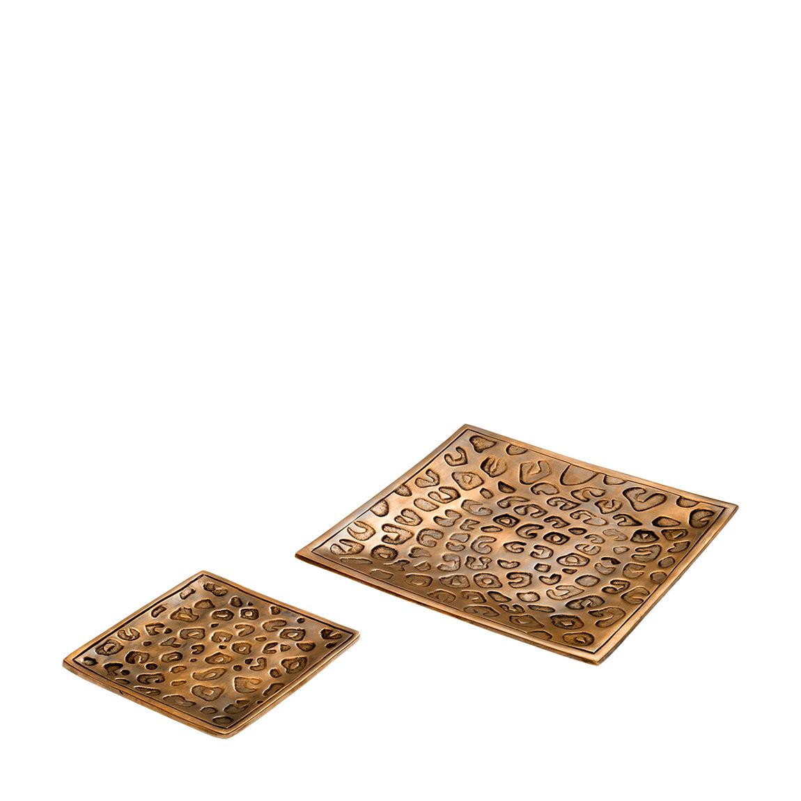 Jaguar Tray, Set of 2, Brass main product photo