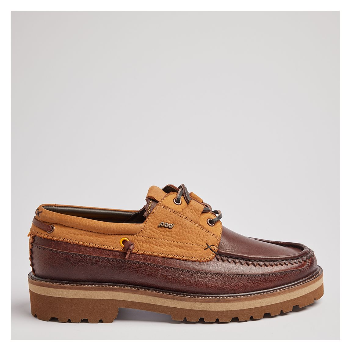 Tan Bellamy Leather Boat Shoe main product photo