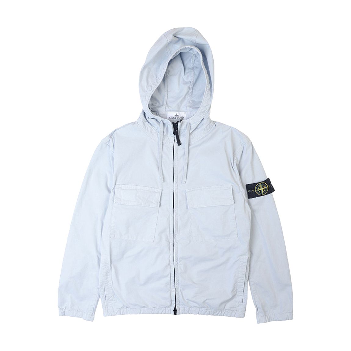 Pale Blue Supima Cotton Twill Stretch Jacket main product photo