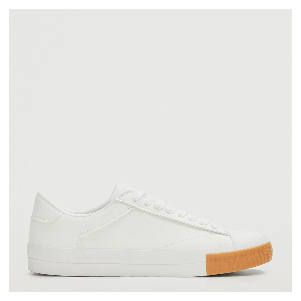 White Low Top Basic Trainers main product photo