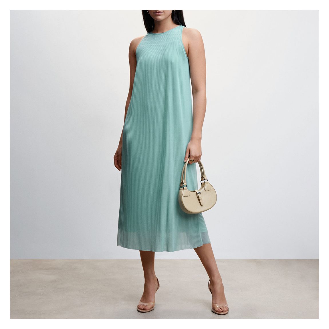 Mint Textured Shift Dress main product photo