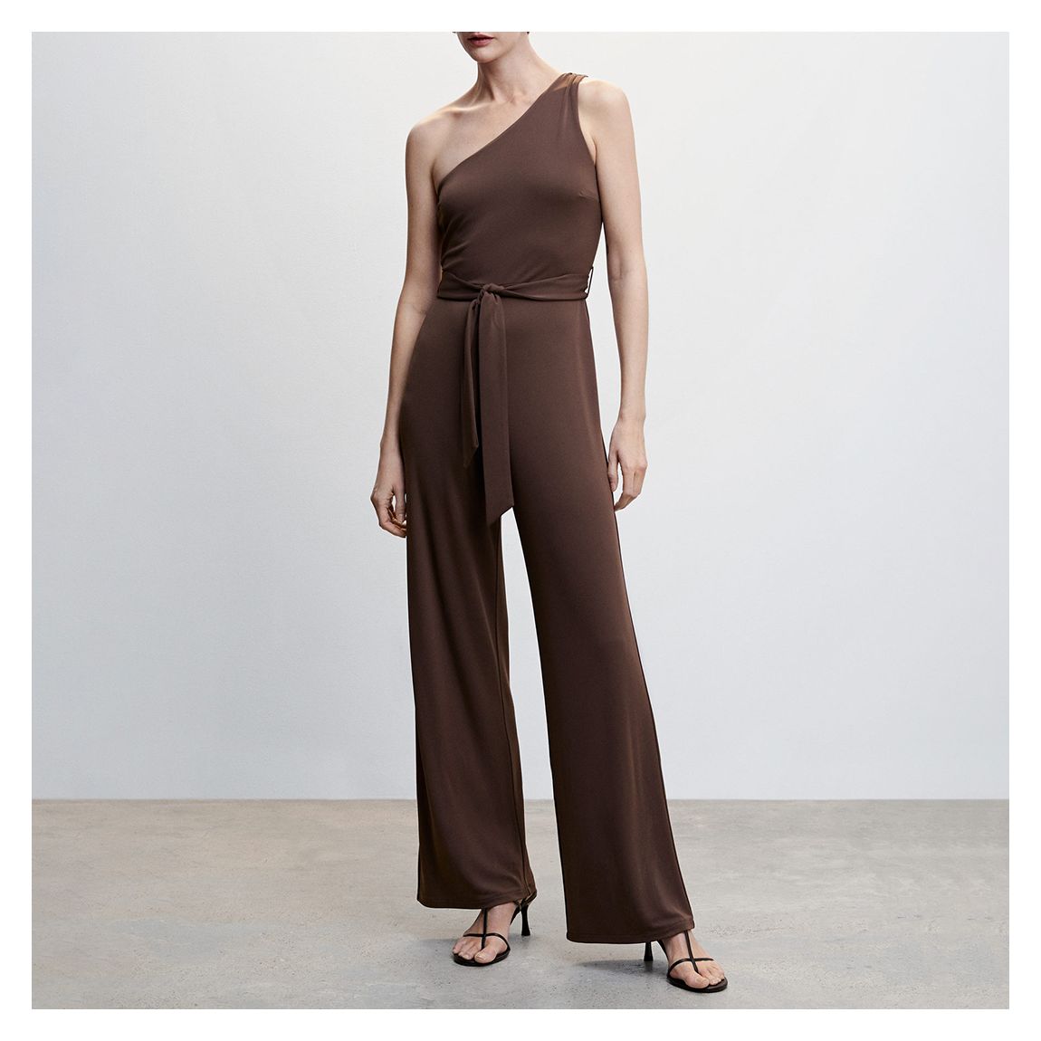 Brown Asymmetrical Jumpsuit main product photo