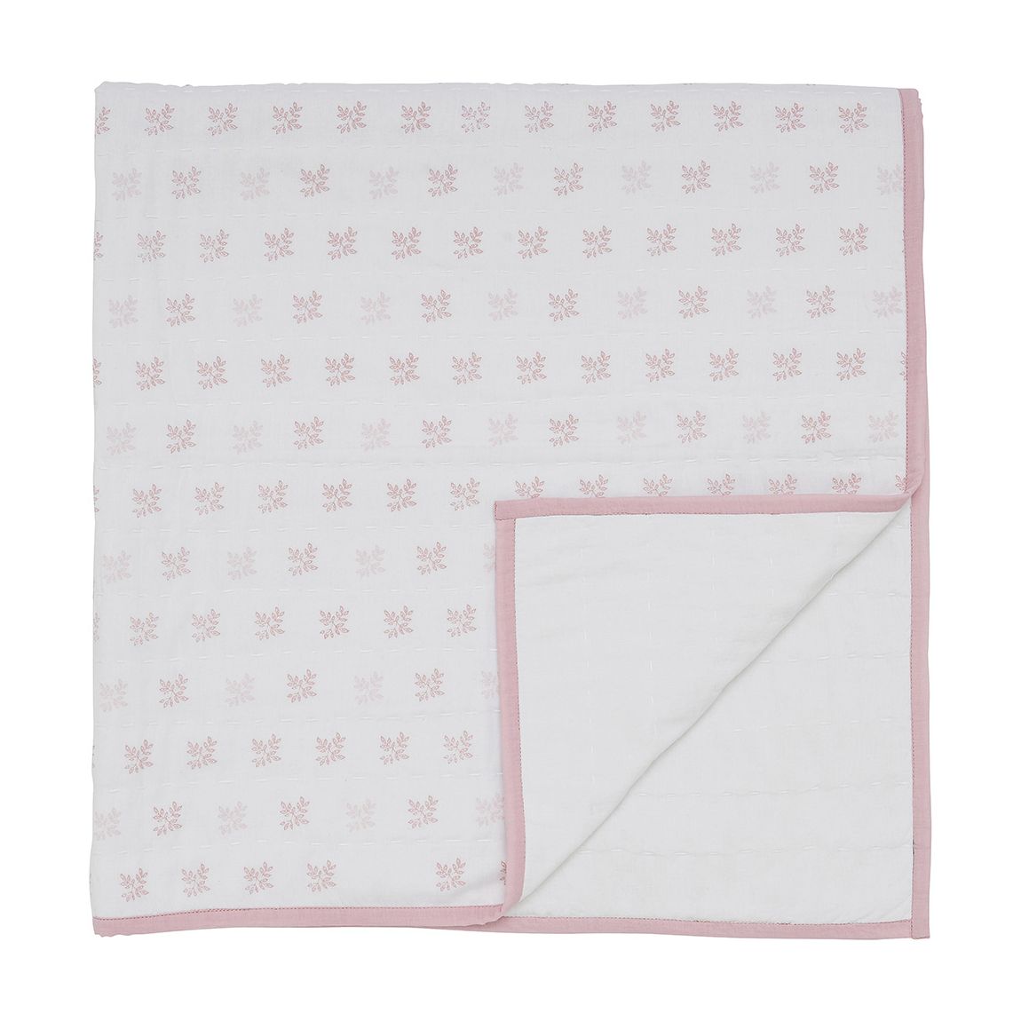 Gracie Throw, Rose Shell & White main product photo