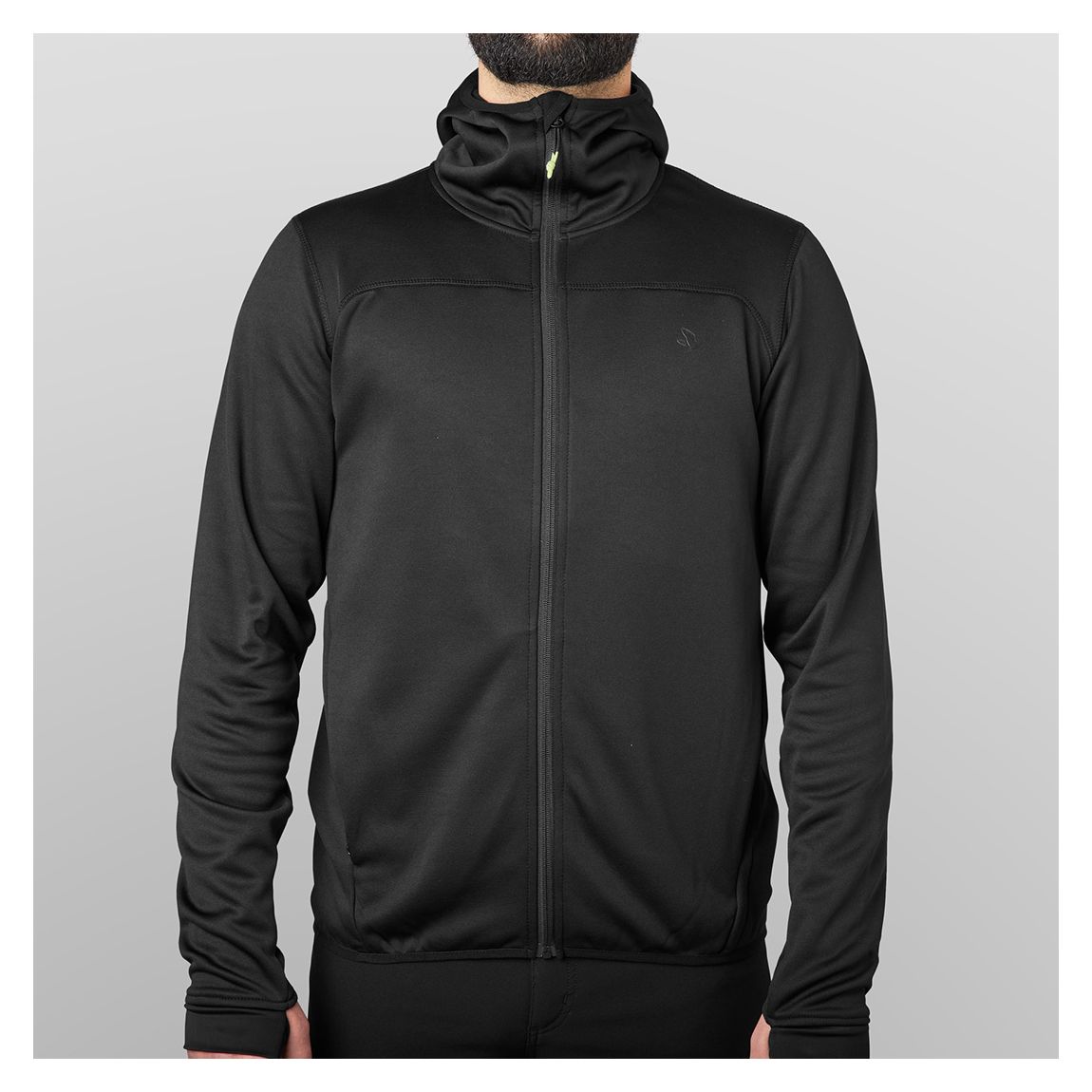 Black Mens Power Fleece main product photo