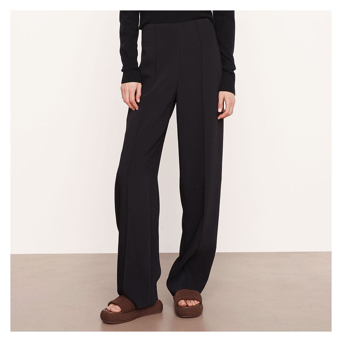 Black High Waisted Trousers main product photo