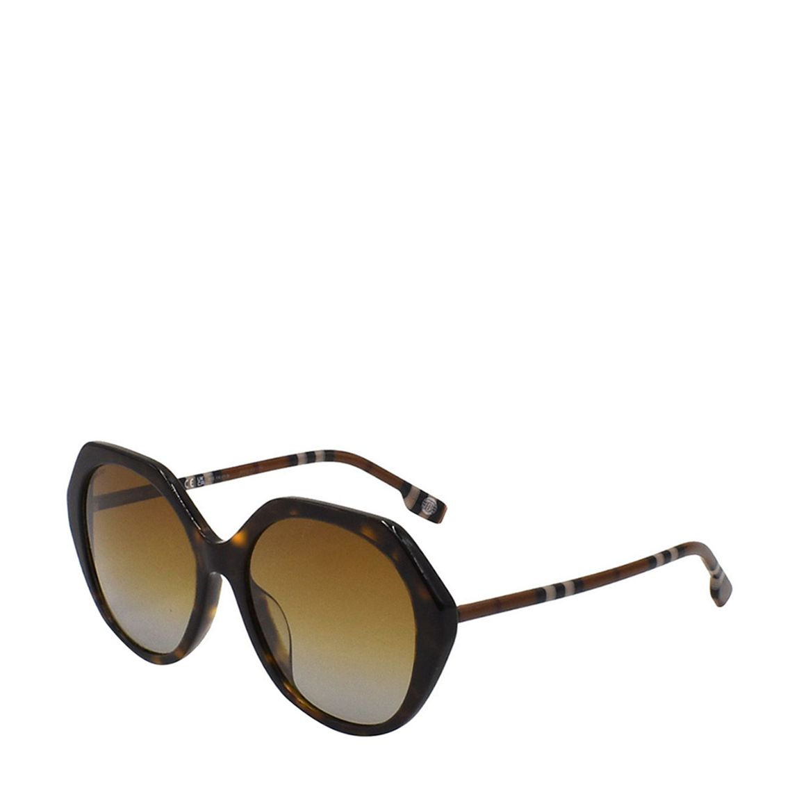Women's Havana Brown Burberry Sunglasses 57mm main product photo