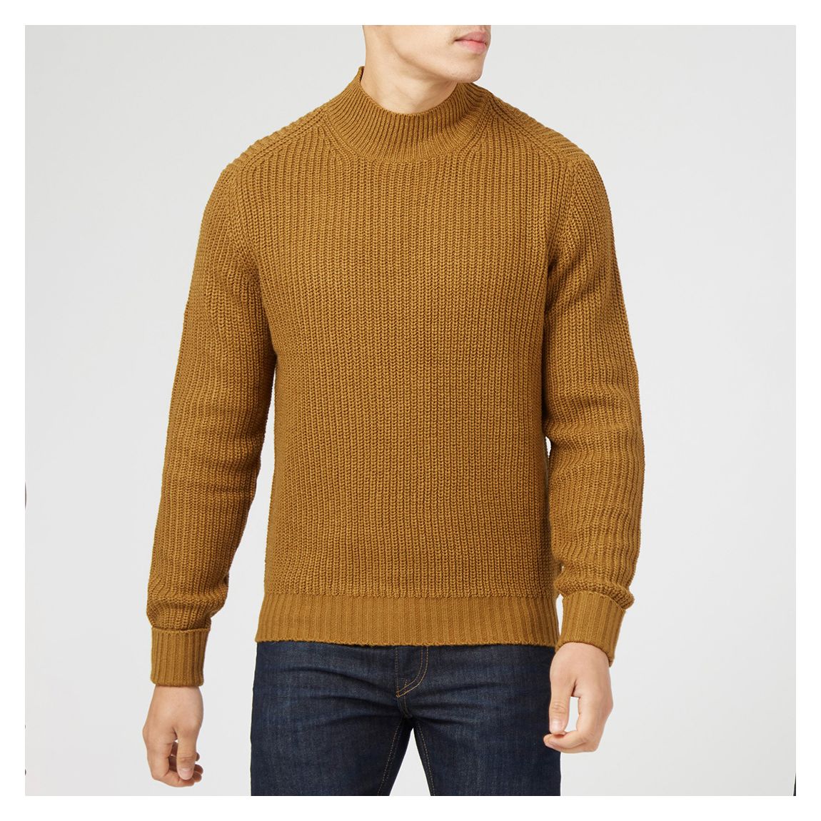 Mustard Wool Blend Sweatshirt main product photo