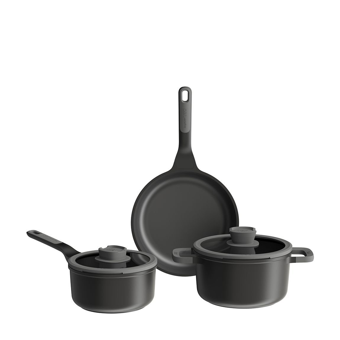 3 Piece Stone+ Non-Stick Cookware Set main product photo