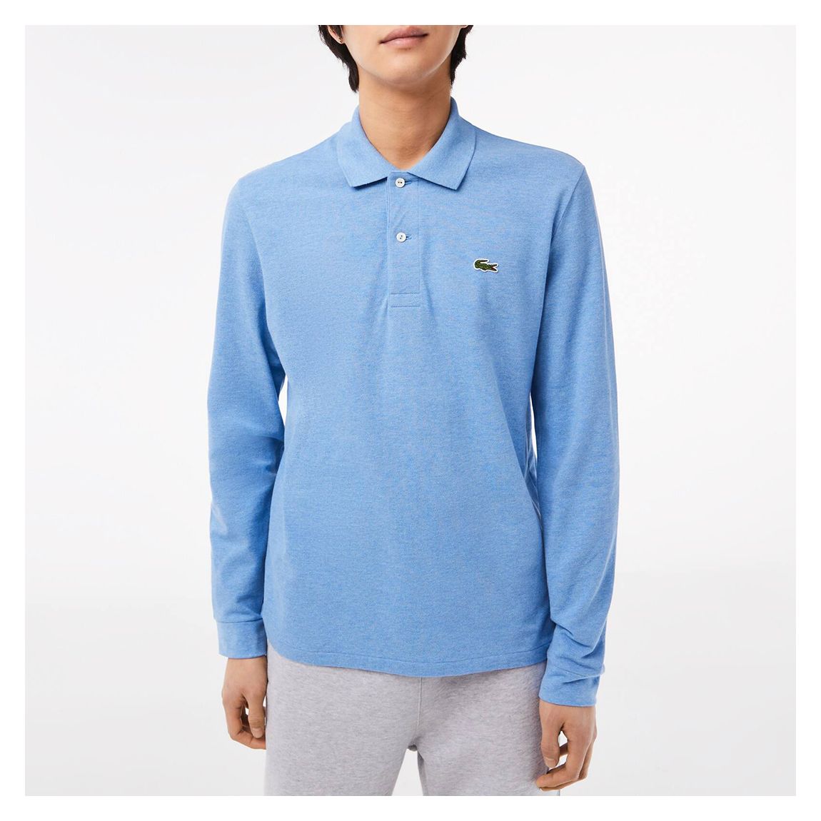 Blue Long Sleeve Polo Shirt main product photo