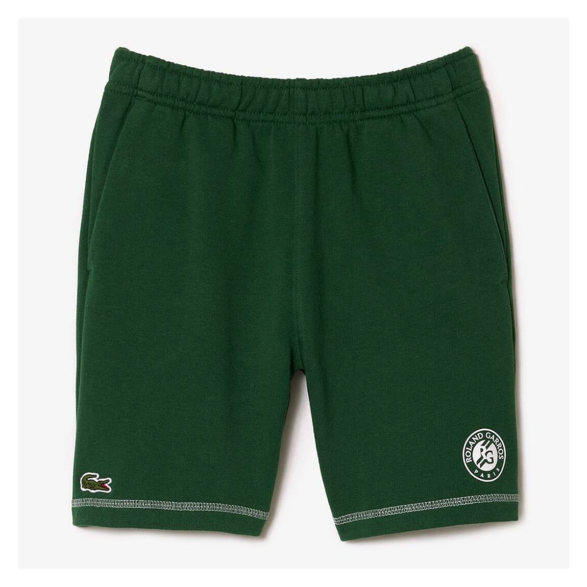 Teen Boy's Dark Green Jogger Shorts main product photo