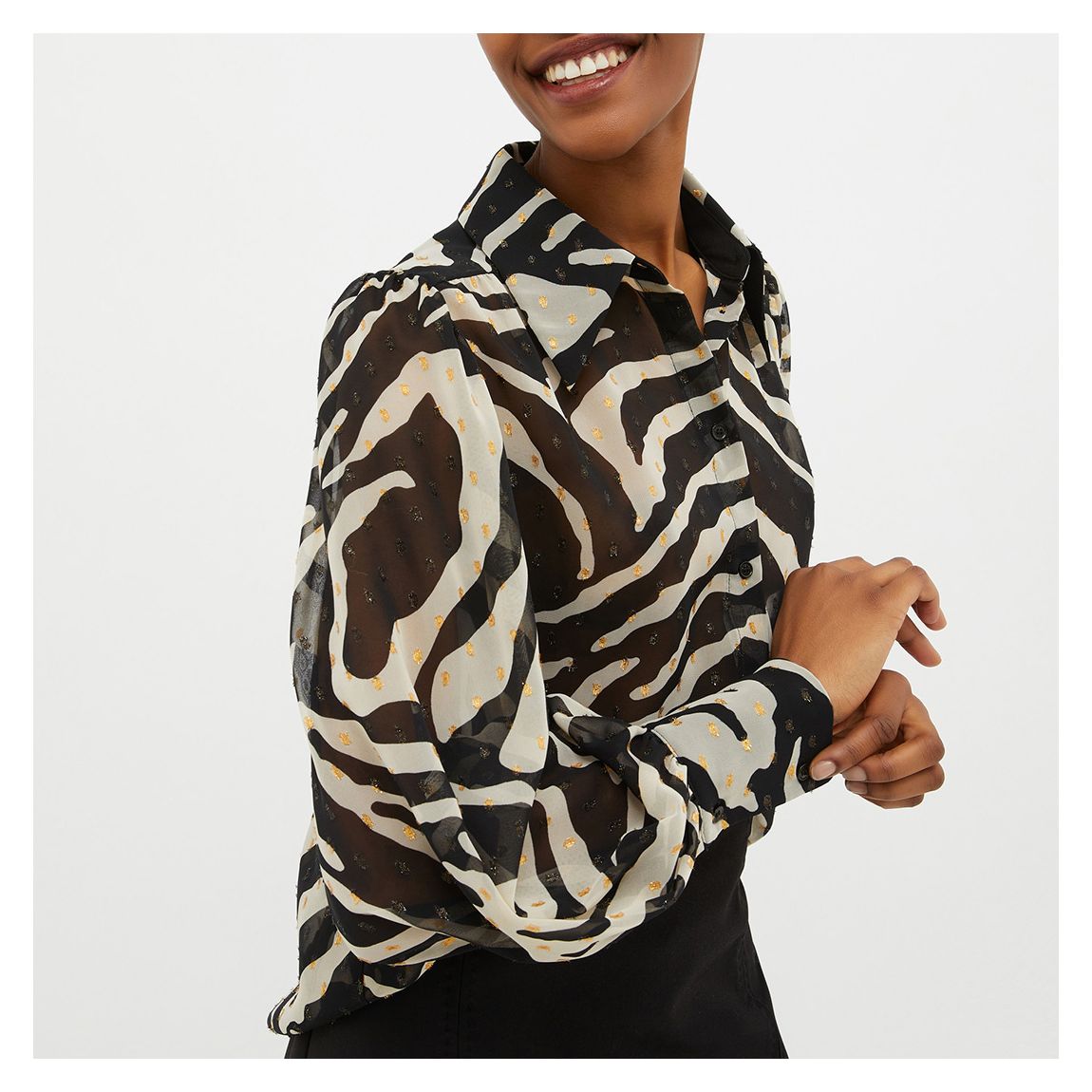 Zebra Gio Blouse main product photo