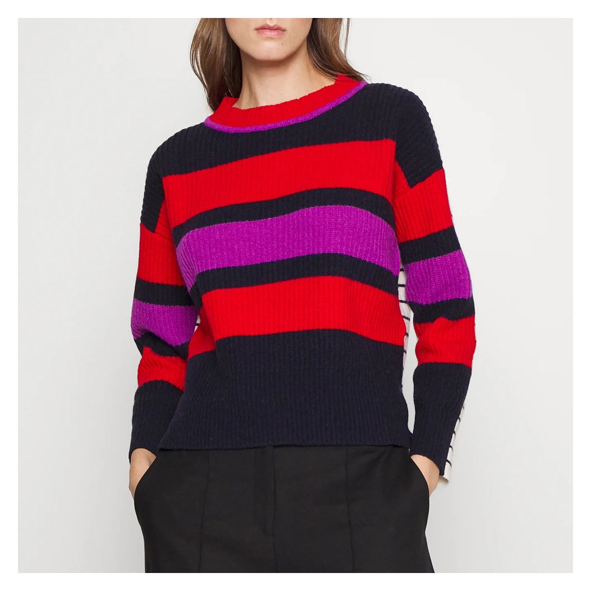 Striped Wool Blend Sciarada Jumper main product photo