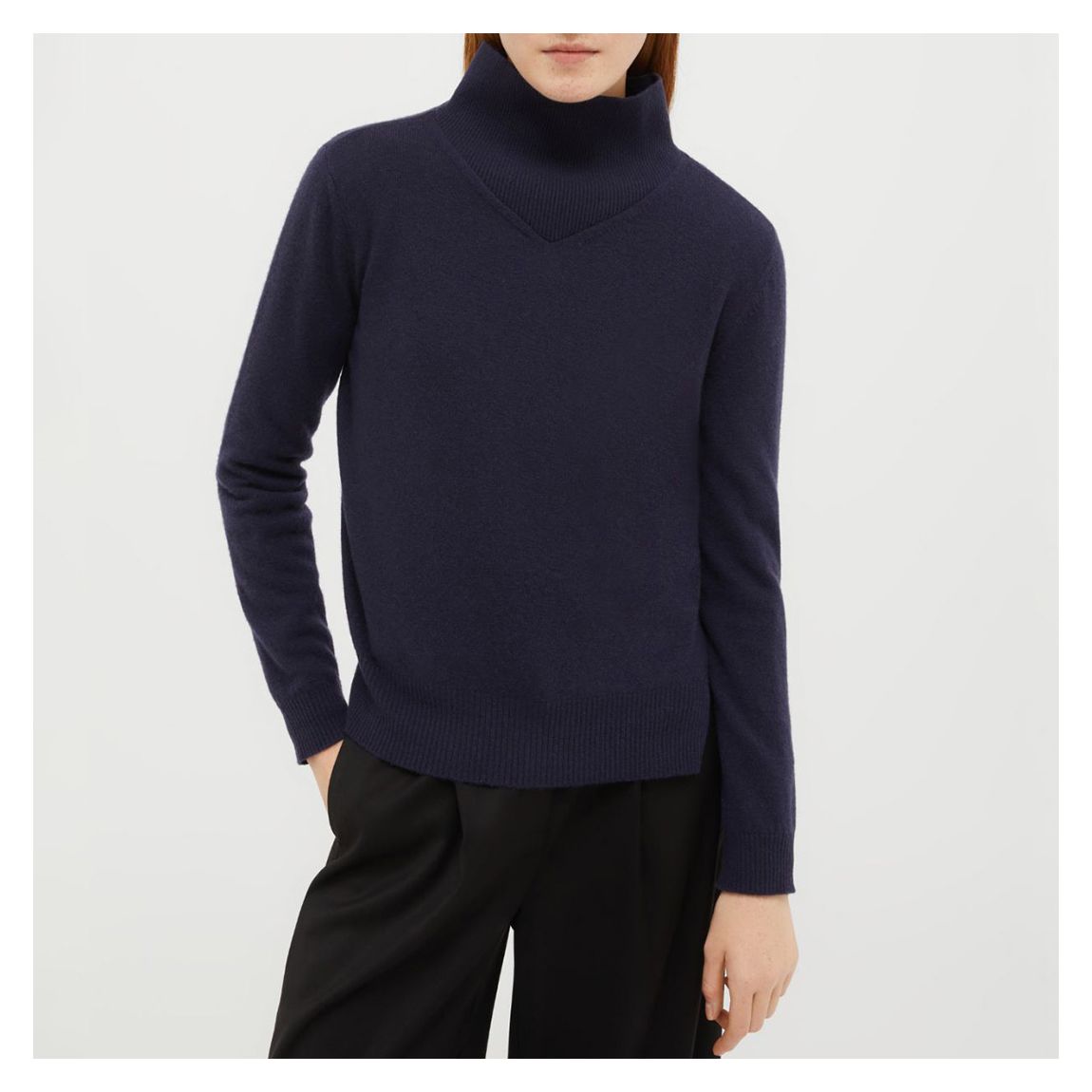 Navy Wool Isfera Jumper main product photo