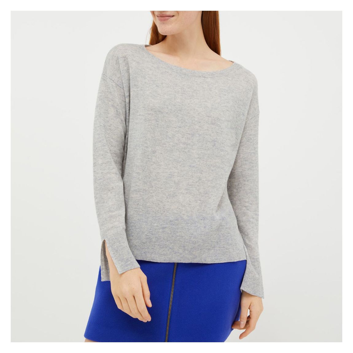 Grey Wool Blend Isonia Jumper main product photo