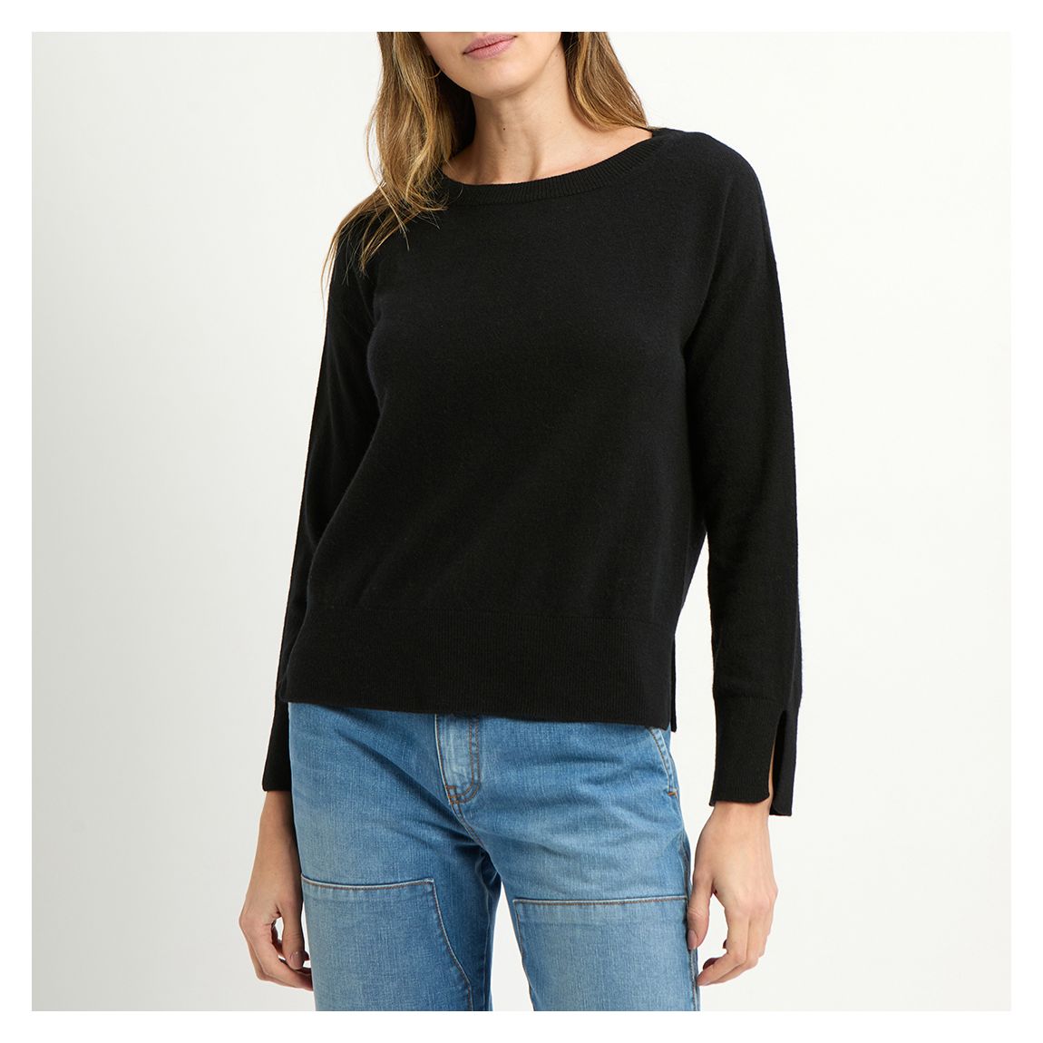 Black Cashmere Isonia Jumper main product photo
