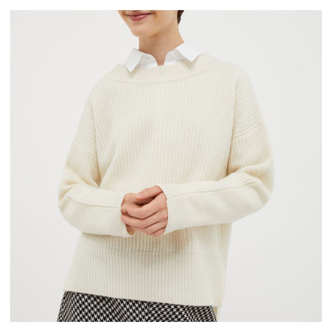 Cream Wool Blend Isciarad Jumper main product photo