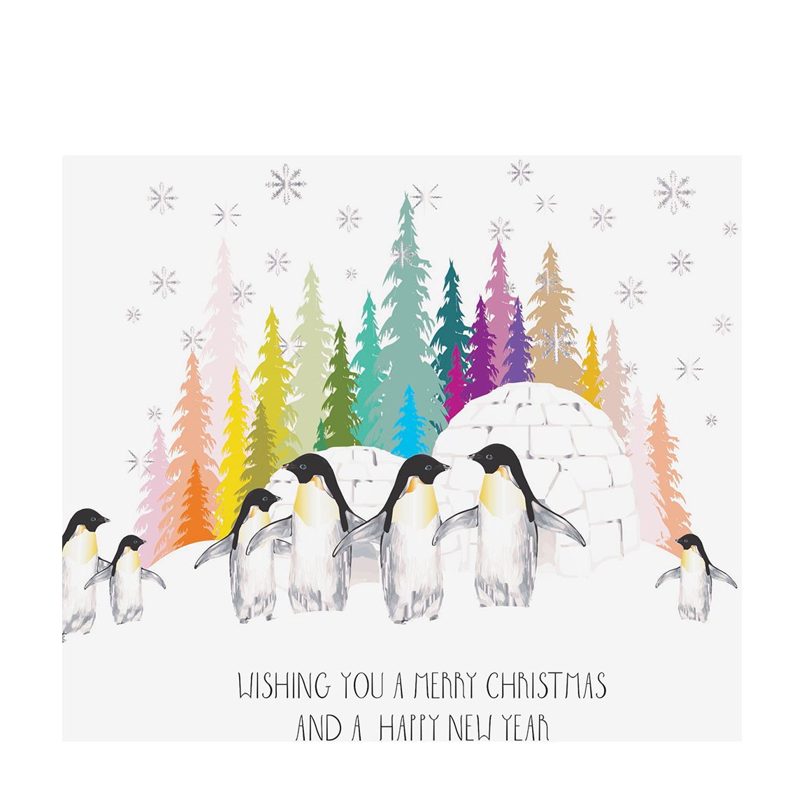 Pack of 12 Penguin Christmas Cards main product photo