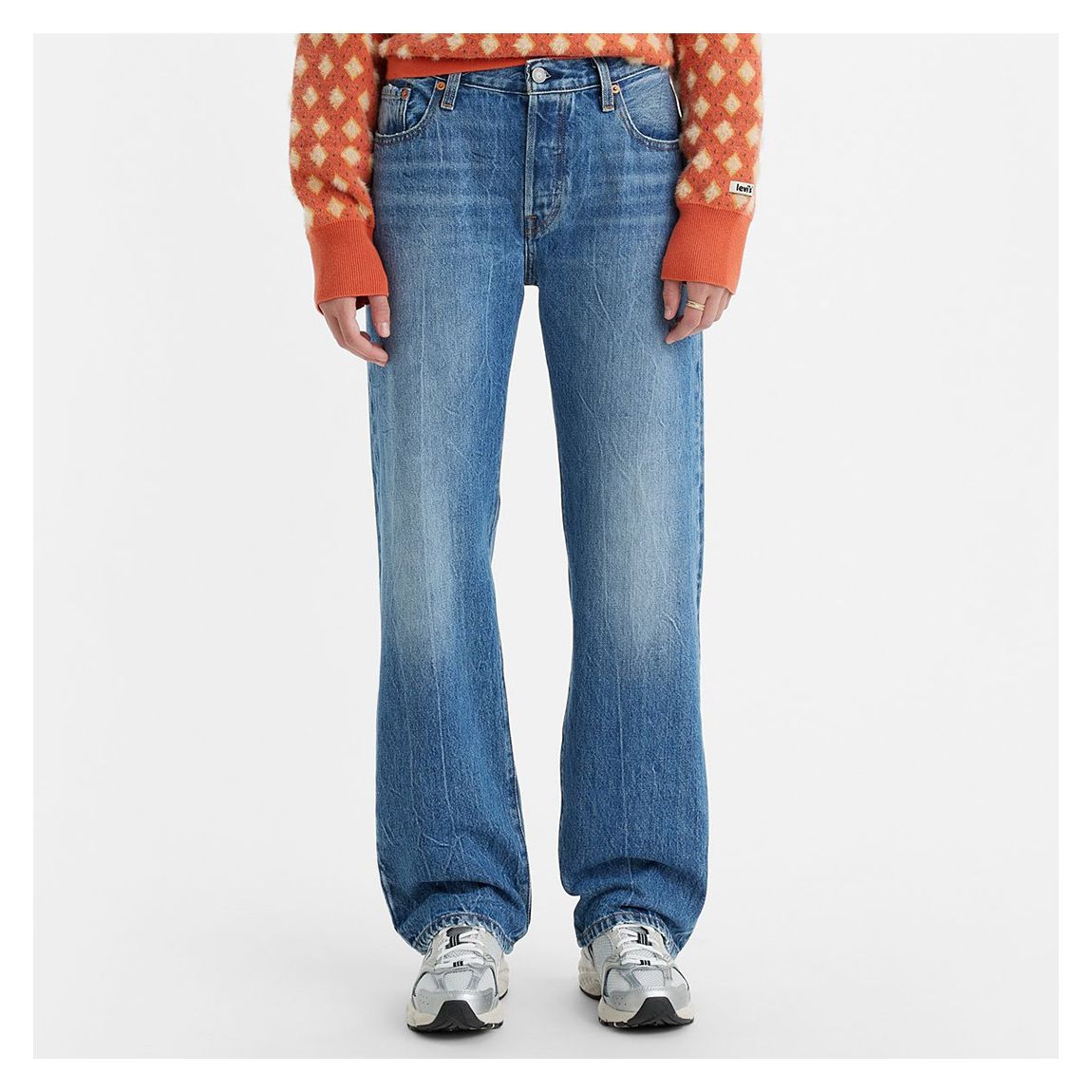 Mid Blue 501® Loose Jeans main product photo