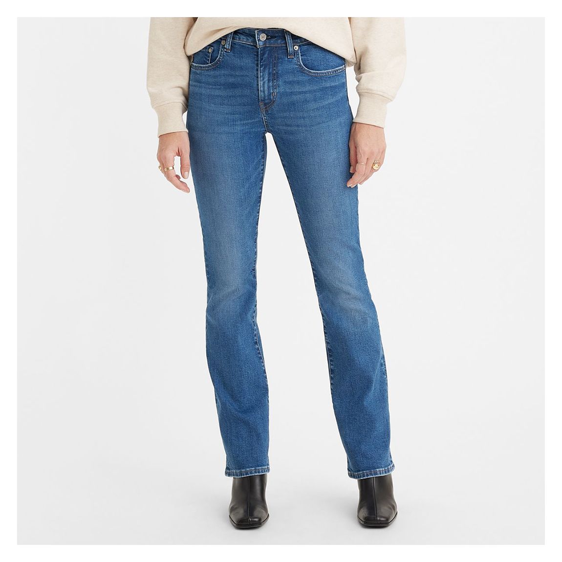 Indigo 725™ High Rise Bootcut Stretch Jeans main product photo