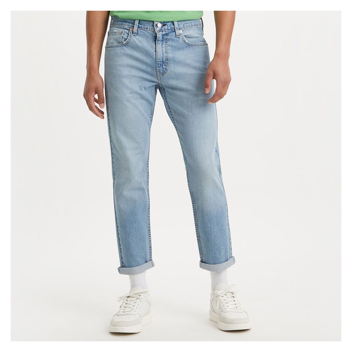 Light Wash 502™ Tapered Straight Stretch Jeans main product photo
