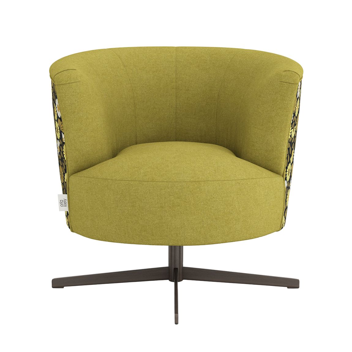 Lily Armchair, Cosmea Dijon and Liffey Yellow Olive main product photo