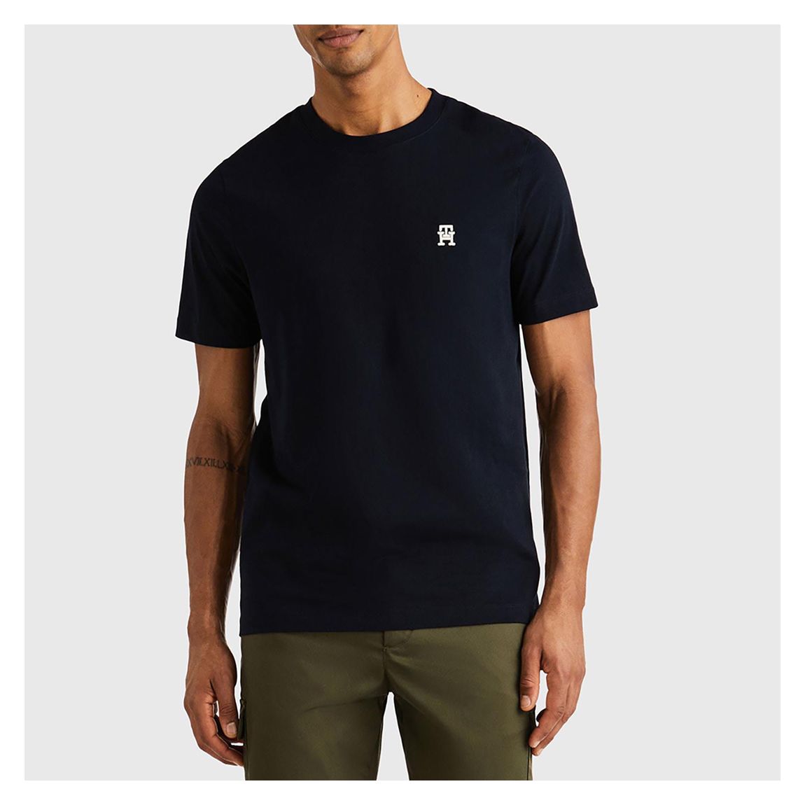 Black Crew Neck Cotton T-Shirt main product photo