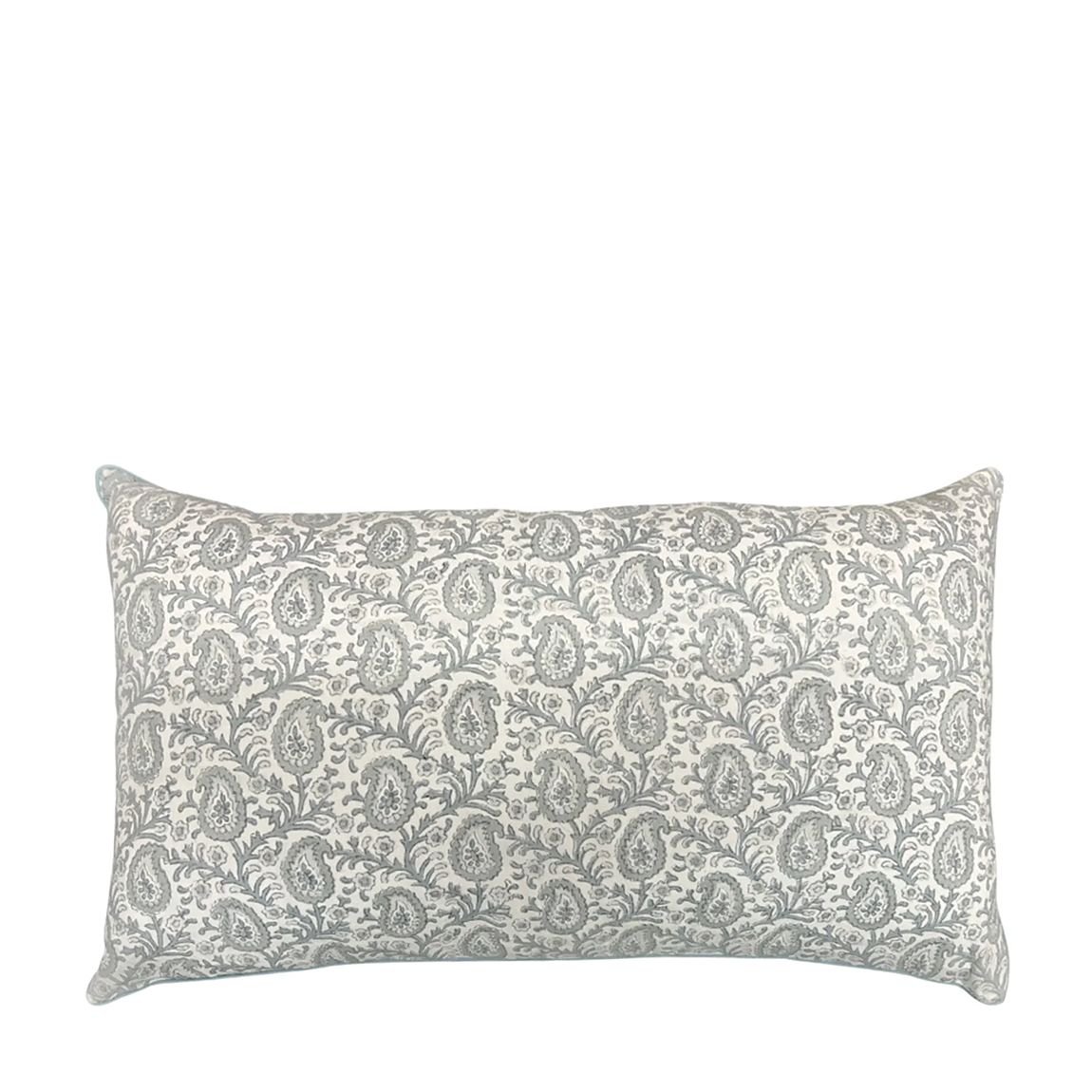 Blue Paisley Rectangle Cushion Cover main product photo