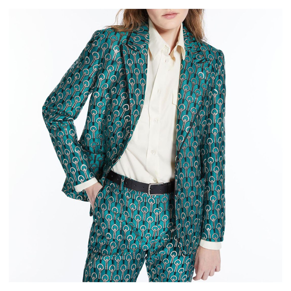 Green Zulia Blazer main product photo
