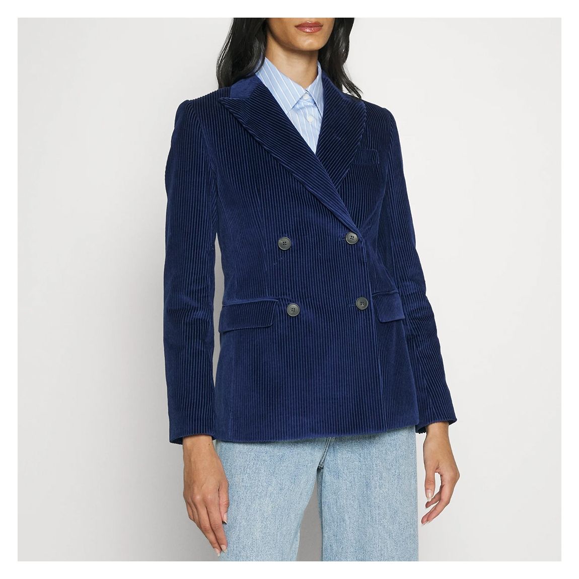 Navy Katanga Cotton Blazer main product photo