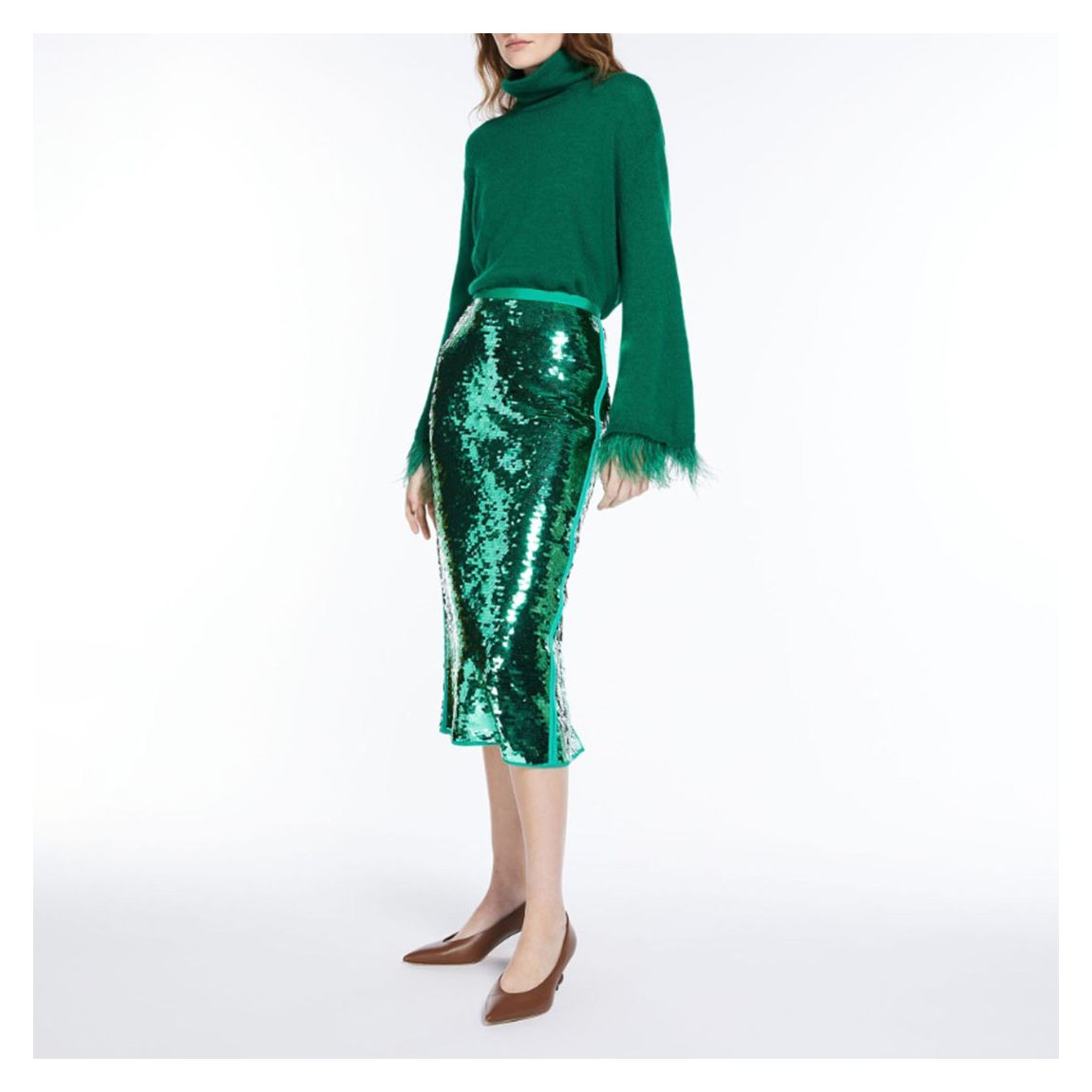 Emerald Green Skirt main product photo