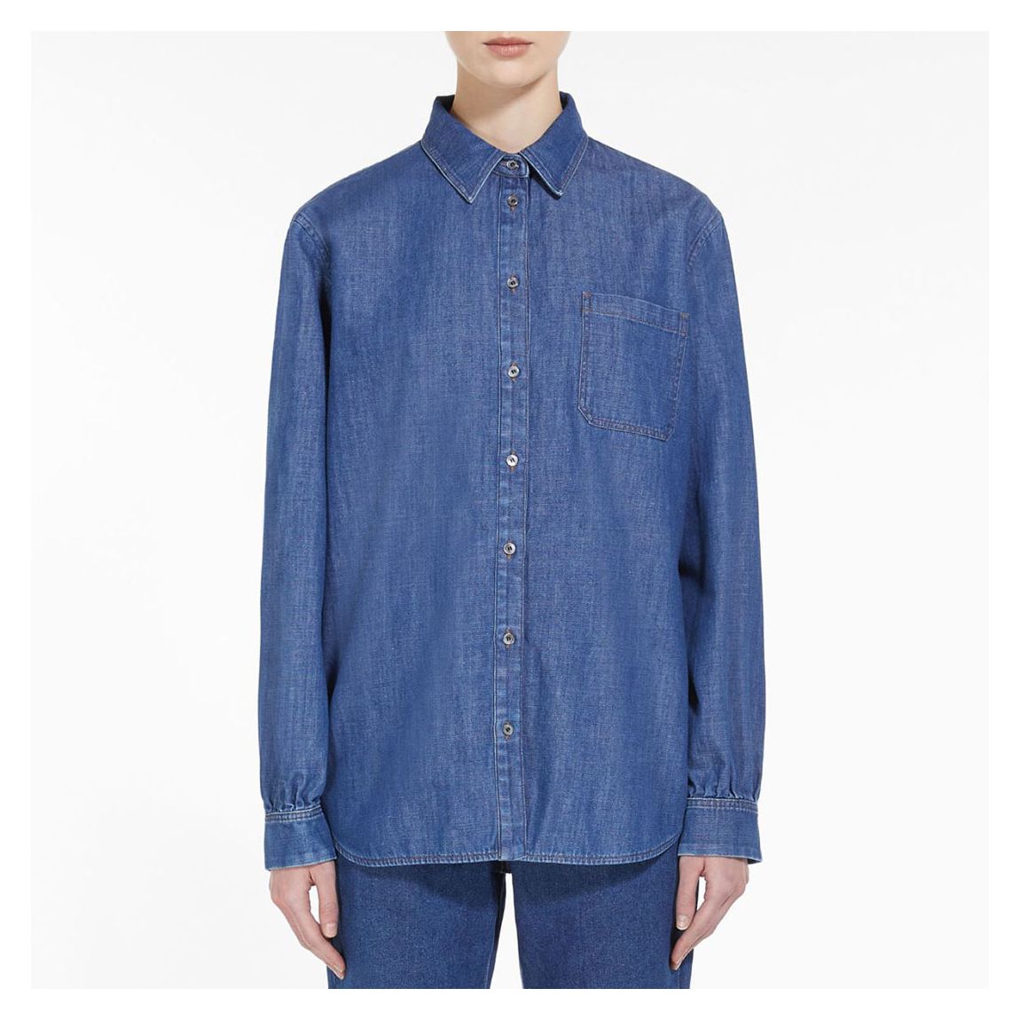 Blue Berard Cotton Shirt main product photo