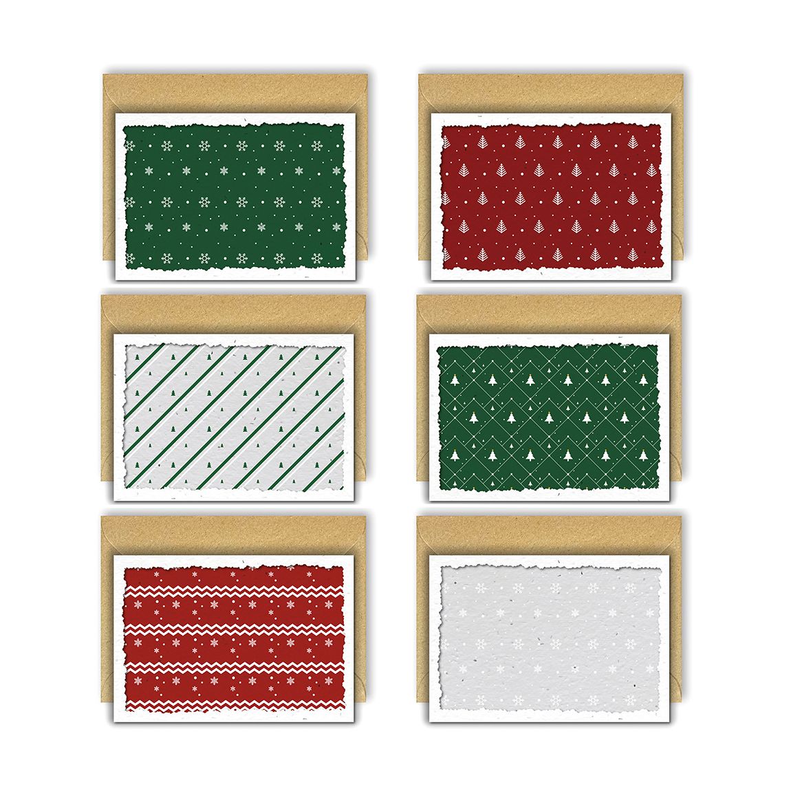 Pack Of 12 Mini Seed Cards, Multi main product photo