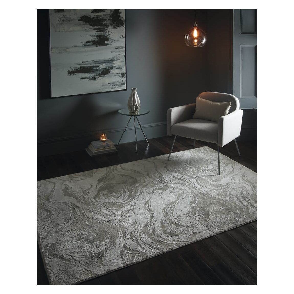 Clarke & Clarke Lavico Champagne Rug 160x230cm main product photo